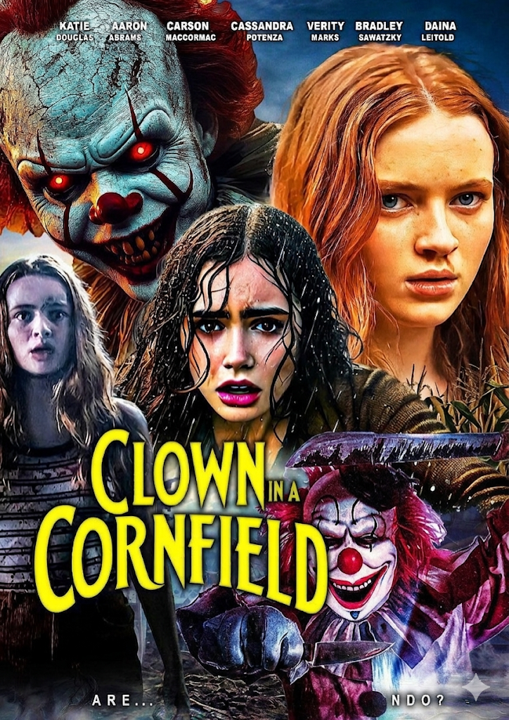 Clown in a Cornfield
